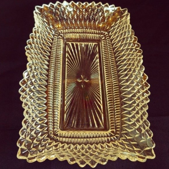 COPY - Vintage Westmoreland Crimped Glass Tray